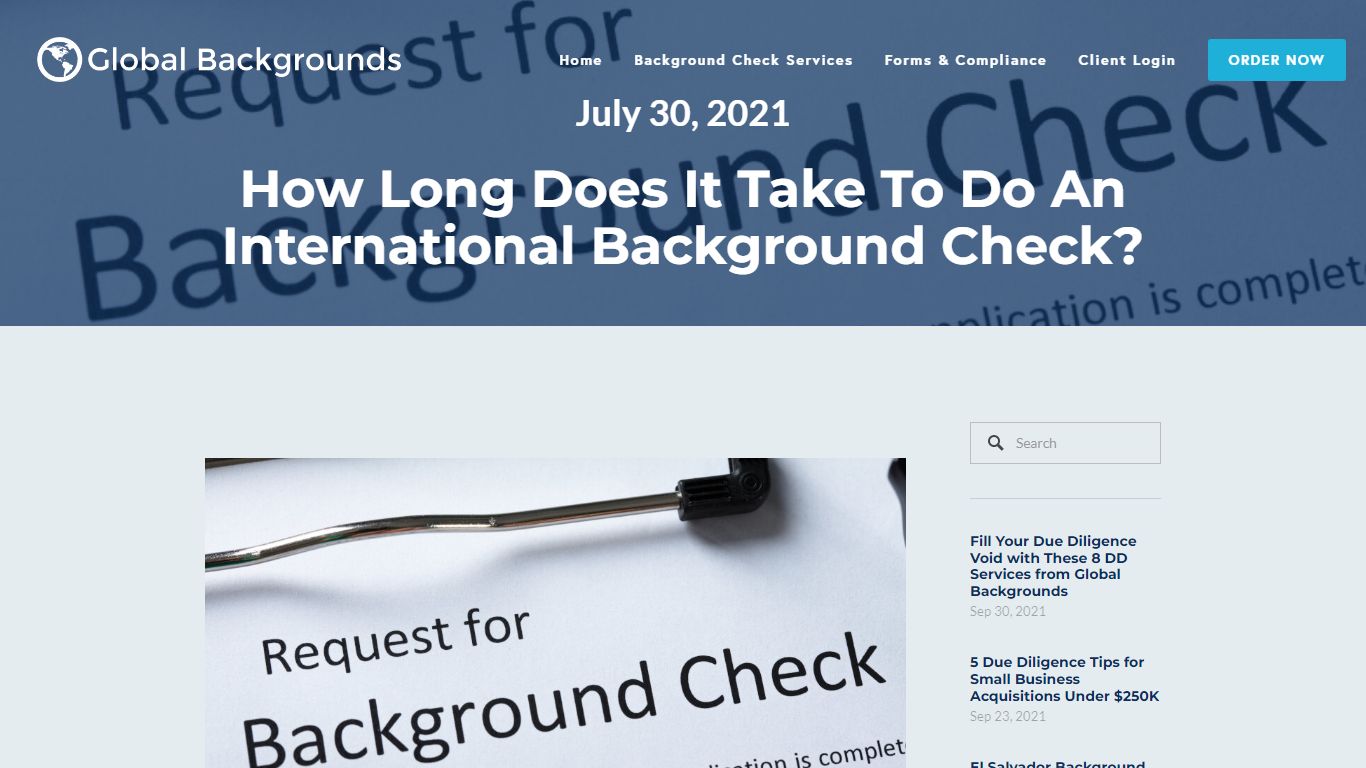 How Long Does It Take To Do an International Background Check?